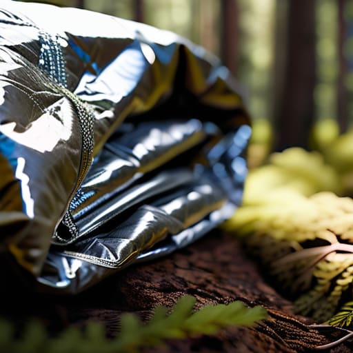 Reflective thermal The Emergency Blanket.