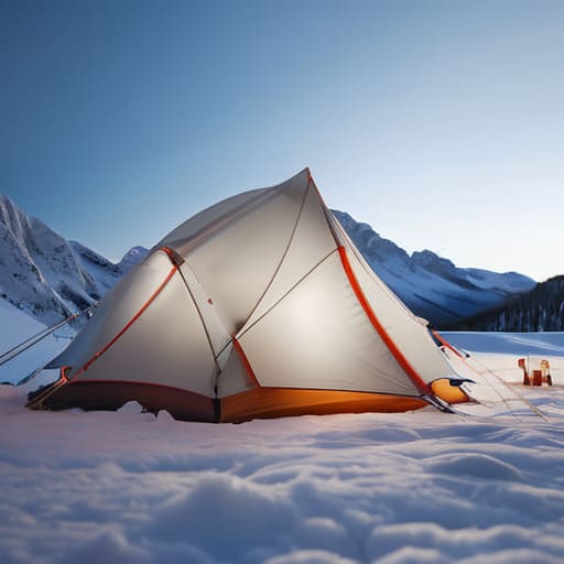 Setting Up a Tent on Snow Without Losing Sleep
