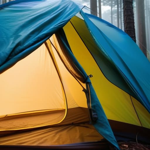 Making Peace with the Damp in tents.