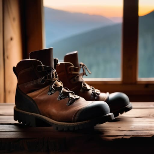 Worn hiking boots showing The Cost of Neglect.
