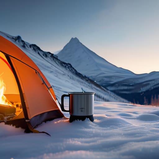 The Decision at the Ridge snow camping.