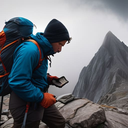 Solo hiker choosing path: The Decision is Yours.