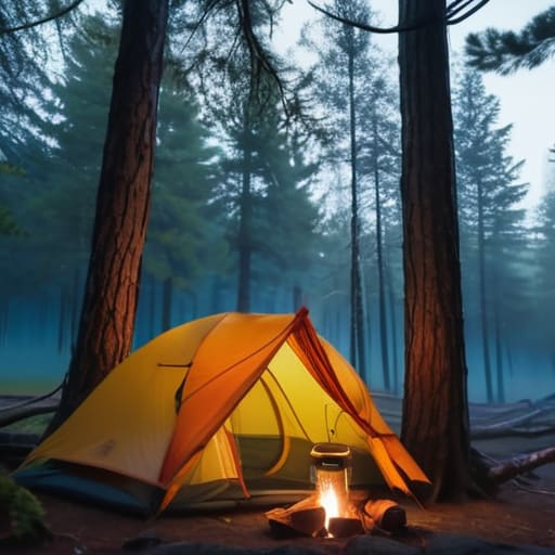 The Reality of the Trail while camping.