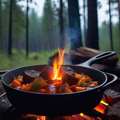 The Weight of a Hot Meal photograph.