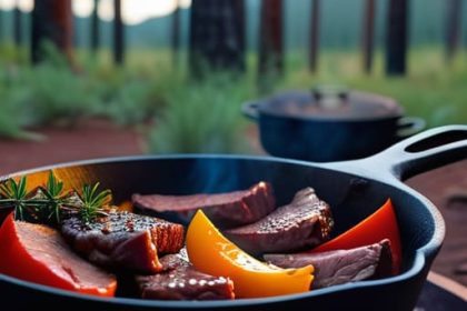 Complete guide to camp cooking outdoors.