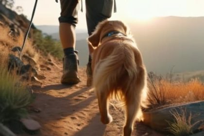 Complete guide to hiking with dogs book.