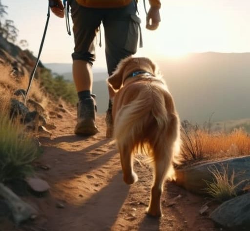 Complete guide to hiking with dogs book.