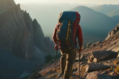 Complete guide to solo hiking book cover.