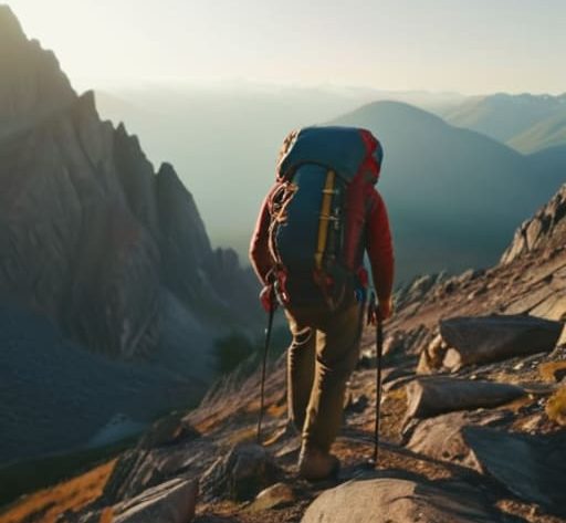 Complete guide to solo hiking book cover.