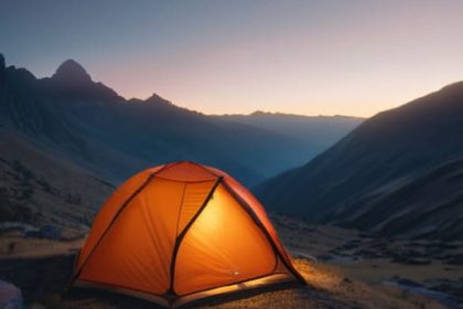 Complete guide to wild camping book cover.