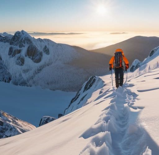Complete guide to winter hillwalking book cover.