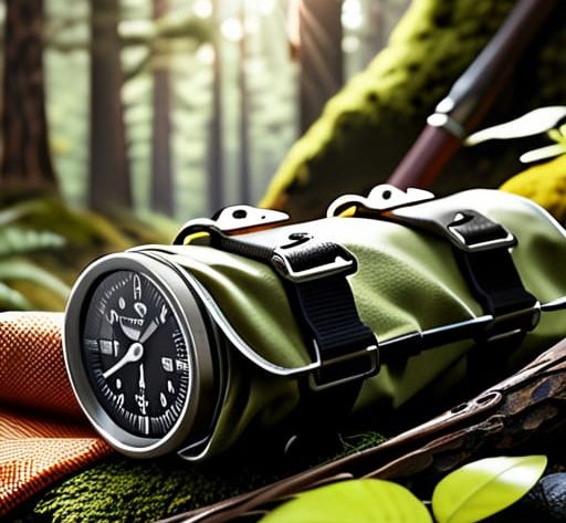 Essential gear for beginners in the woods.