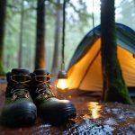 Tips on how to camp in rain.