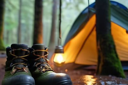 Tips on how to camp in rain.