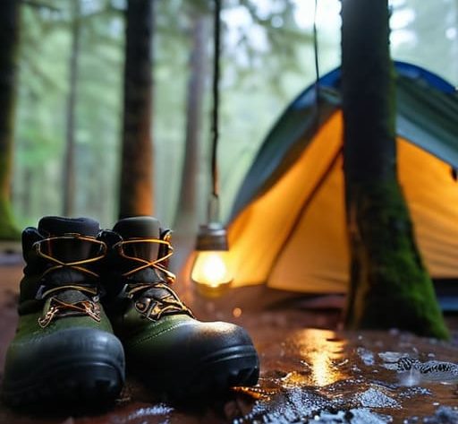 Tips on how to camp in rain.