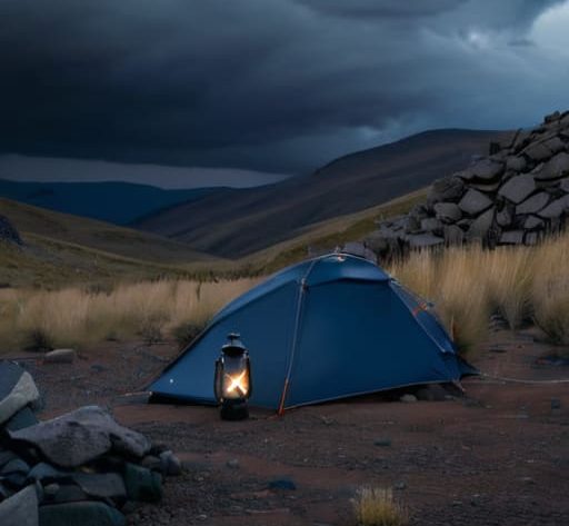 Tips on how to camp in wind.