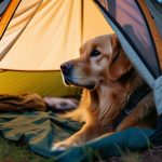 Tips on how to camp with a dog.