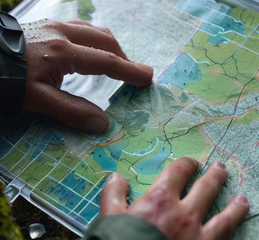 Learning how to choose a map case.