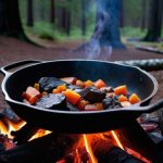 How to cook delicious meals over campfire.