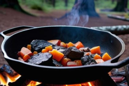How to cook delicious meals over campfire.