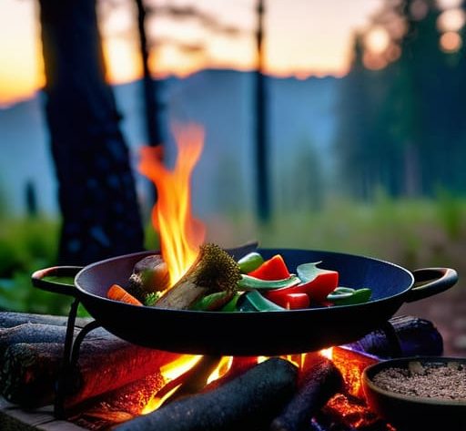 How to cook while camping without kitchens.