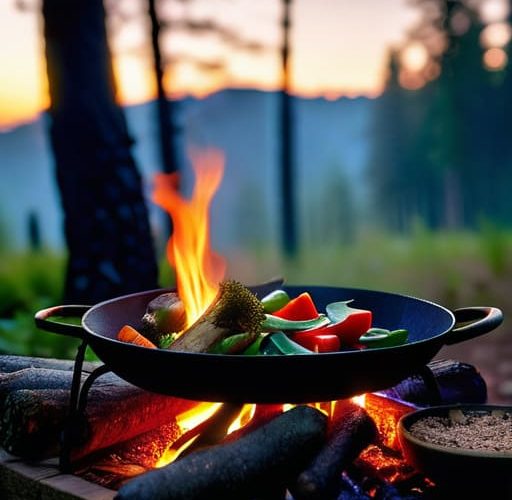 How to cook while camping without kitchens.