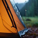 How to deal with condensation in a tent.