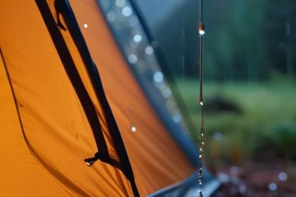 How to deal with condensation in a tent.