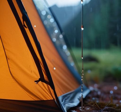How to deal with condensation in a tent.