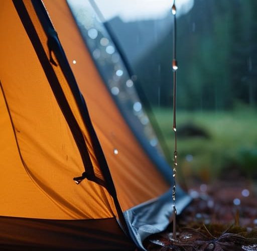 How to deal with condensation in a tent.