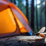 How to deal with insects when camping.