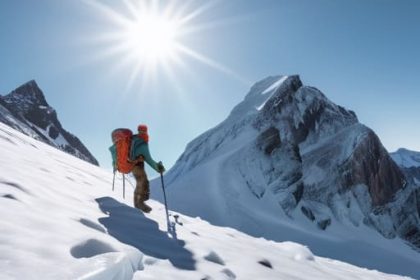 Tips on how to hike safely in winter.
