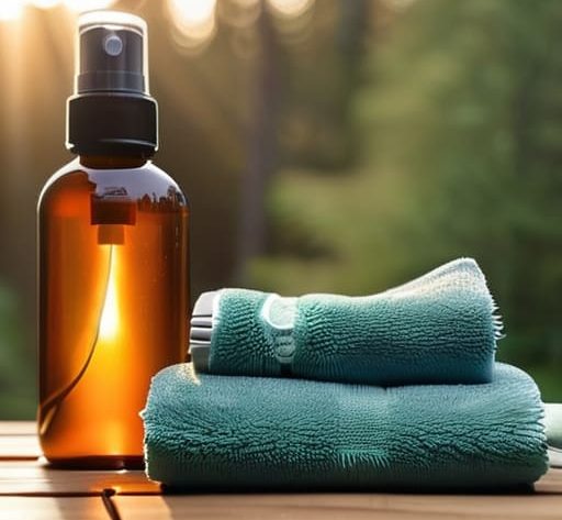 Tips on how to keep clean while camping.