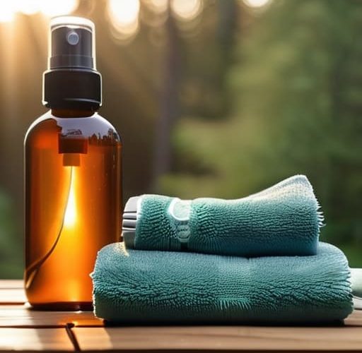 Tips on how to keep clean while camping.