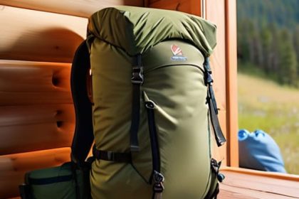 How to pack a rucksack for camping.