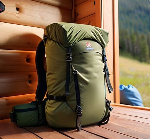 How to pack a rucksack for camping.