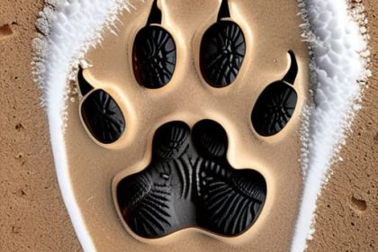 Learning how to read animal tracks.