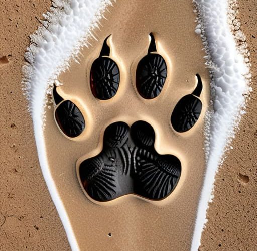 Learning how to read animal tracks.