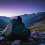 Learning how to use a bivvy bag.