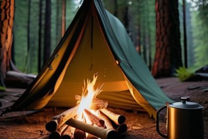 Learn how to use a tarp instead of a tent.