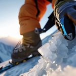 Learn how to use crampons and ice axe.