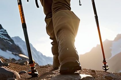 Guide on how to use trekking poles.