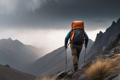 Understanding how wind affects hiking safety.