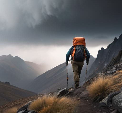 Understanding how wind affects hiking safety.