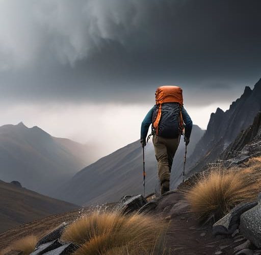 Understanding how wind affects hiking safety.