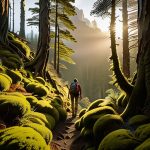 Navigating wilderness trails without a map.