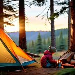 Choosing the best campsite for your family.