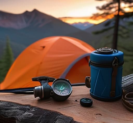 Essential camping equipment for weekend hiking trips.