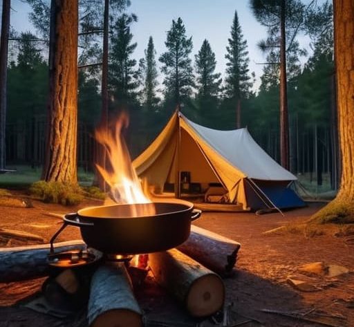 Tips on how to camp on a budget.