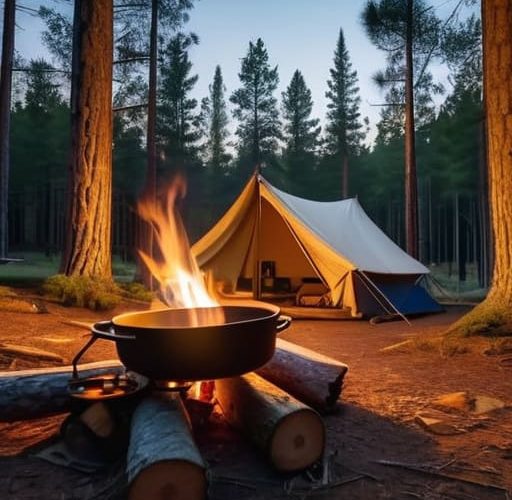 Tips on how to camp on a budget.